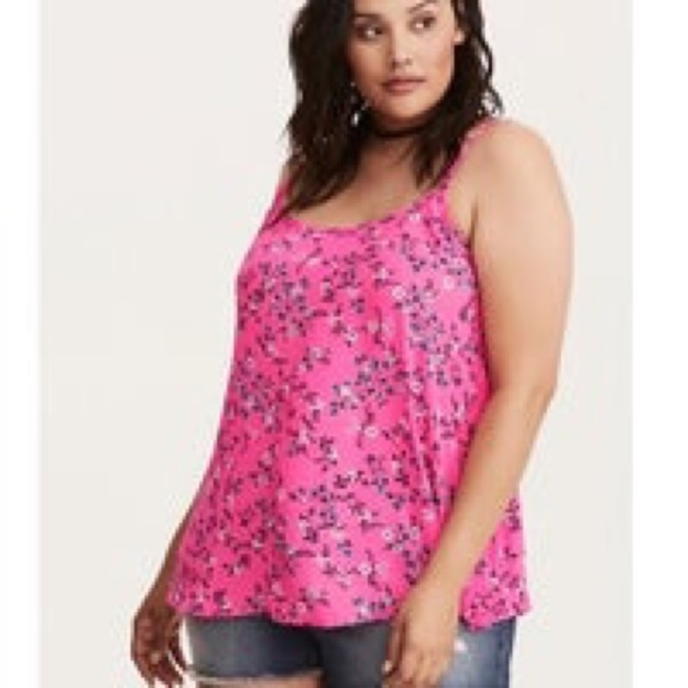 Torrid Floral Cami Sz 2